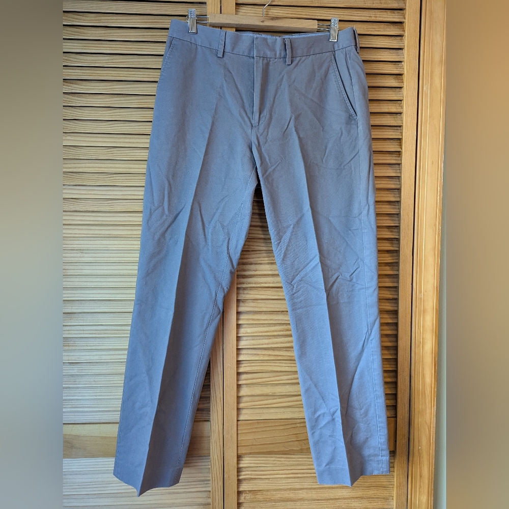 J crew 32" men's grey dress pants